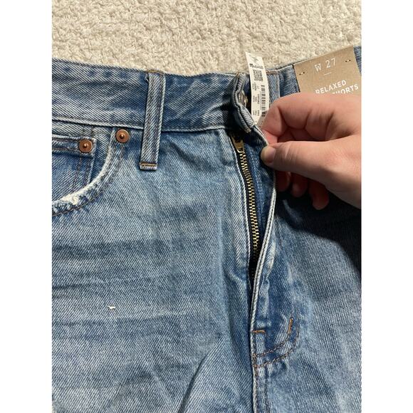 NWT Madewell Women's Size 27 Relaxed Denim Shorts Lemar Wash - Picture 6 of 11